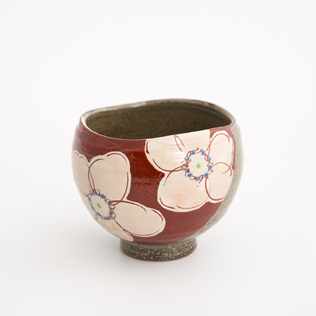 日本原产虚空藏窑URARA系列九谷烧手工杯