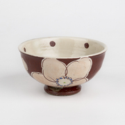 日本原产虚空藏窑浪漫樱花系列九谷烧手工碗