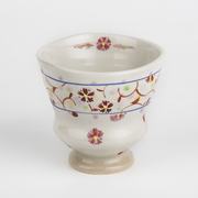 日本原产虚空藏窑小花唐草系列九谷烧手工杯