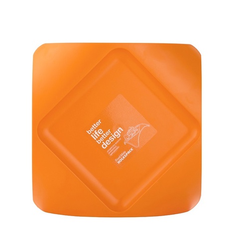 韩国原产HOLESPACE食物伴侣系列零食托盘点心盘 橙色