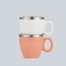 韩国原产JVR不锈钢马克杯茶杯咖啡杯2件套280ml