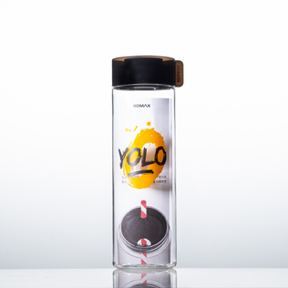 韩国原产KOMAX吸管杯水杯550ml