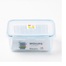 韩国原产KOMAX食品级PP食物保鲜盒餐盒储藏盒2000ml 蓝色