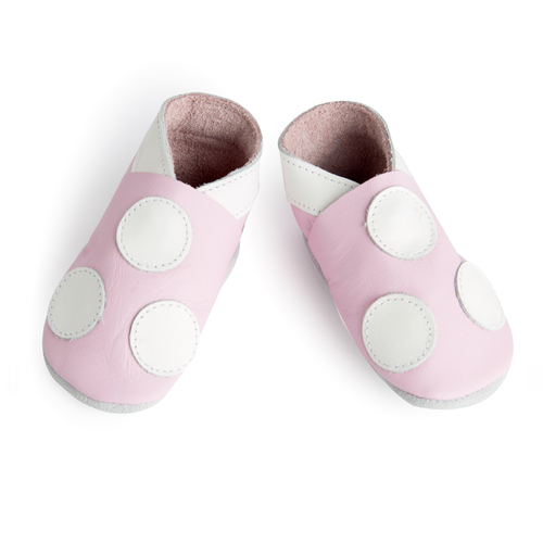 新西兰原产PITTER PATTER婴儿鞋防滑宝宝鞋软底学步鞋 粉红 M
