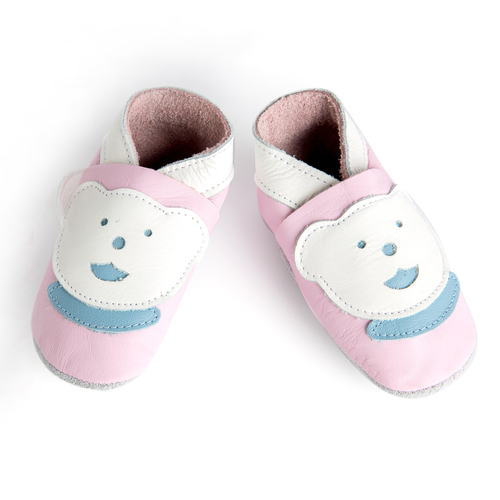 新西兰原产PITTER PATTER婴儿鞋防滑宝宝鞋软底学步鞋 粉红 S