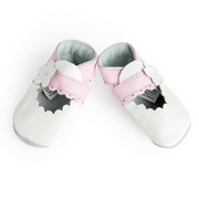 新西兰原产PITTER PATTER婴儿鞋防滑宝宝鞋软底学步鞋 白色 S