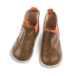 英国原产little lulus阿奇纳帕皮革婴幼儿靴子宝宝靴子