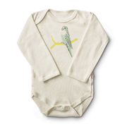 英国原产Petra Boase婴儿成长衣幼儿连体衣0-6月蓝色鹦鹉