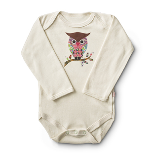 英国原产Petra Boase婴儿成长衣婴幼儿连体衣0-6月猫头鹰