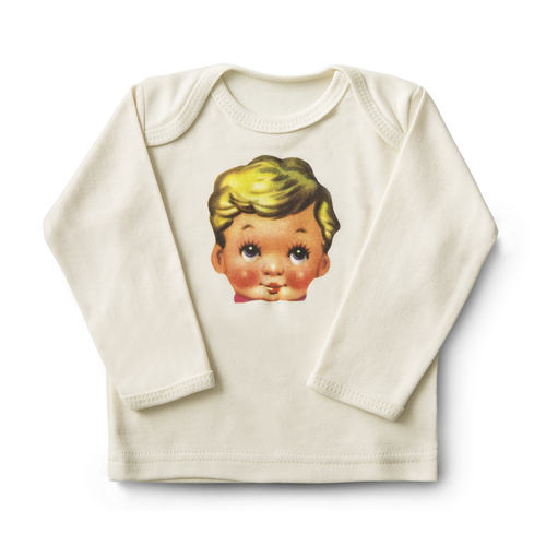 英国原产Petra Boase婴幼儿T恤宝宝棉T恤0-6月小男孩 白色