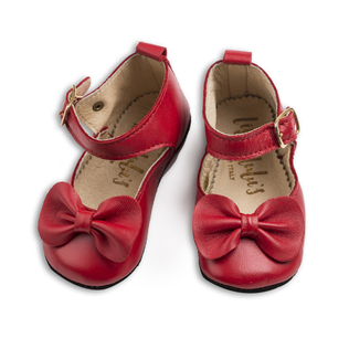 英国原产little lulus夏洛特纳帕皮革婴幼儿休闲鞋童鞋