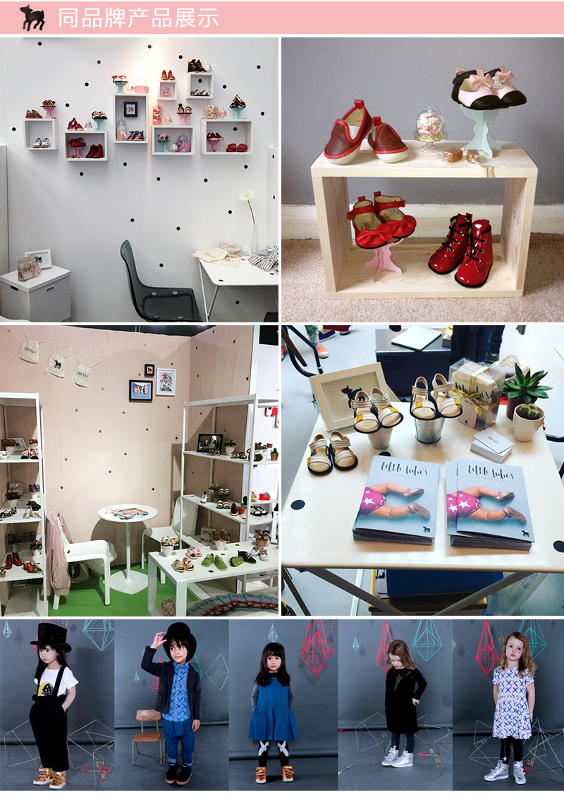 英国原产little lulus卢卡纳帕皮革婴幼儿凉鞋儿童凉鞋 黄褐色 6-12m