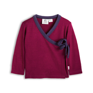 新西兰原产LFOH Mob美利奴羊毛上衣 宝宝羊毛和服上衣