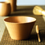 日本原产wakacho若兆传统漆器栗木斗笠碗汤碗饭碗 原木色 单碗