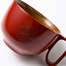 日本原产wakacho若兆传统漆器栗木樱花碗 红色
