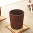 日本原产wakacho若兆传统漆器栗木茶杯水杯日式木杯 深褐色