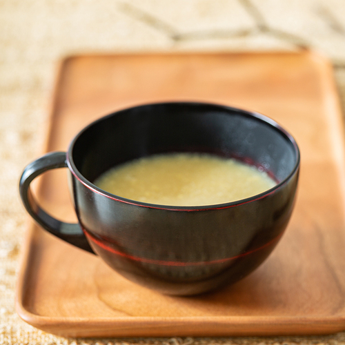 日本原产wakacho若兆传统漆器栗木汤碗茶碗 黑色