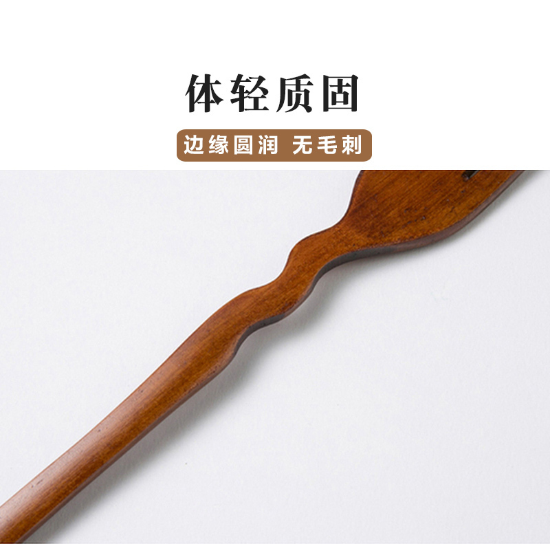 日本原产wakacho若兆传统漆器荷木餐叉 褐色