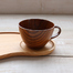日本原产wakacho若兆传统漆器栗木咖啡杯马克杯茶杯 浅褐色