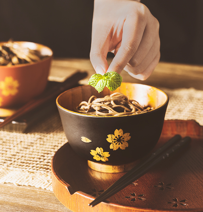 日本原产wakacho若兆传统漆器栗木碗夫妻碗筷套装结婚礼物