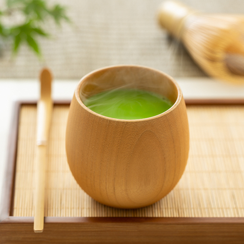 日本原产wakacho若兆传统漆器栗木水杯茶杯 原木色