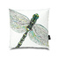 英国原产WRAPTIOUS创意靠枕抱枕靠垫蜻蜓图案 彩色