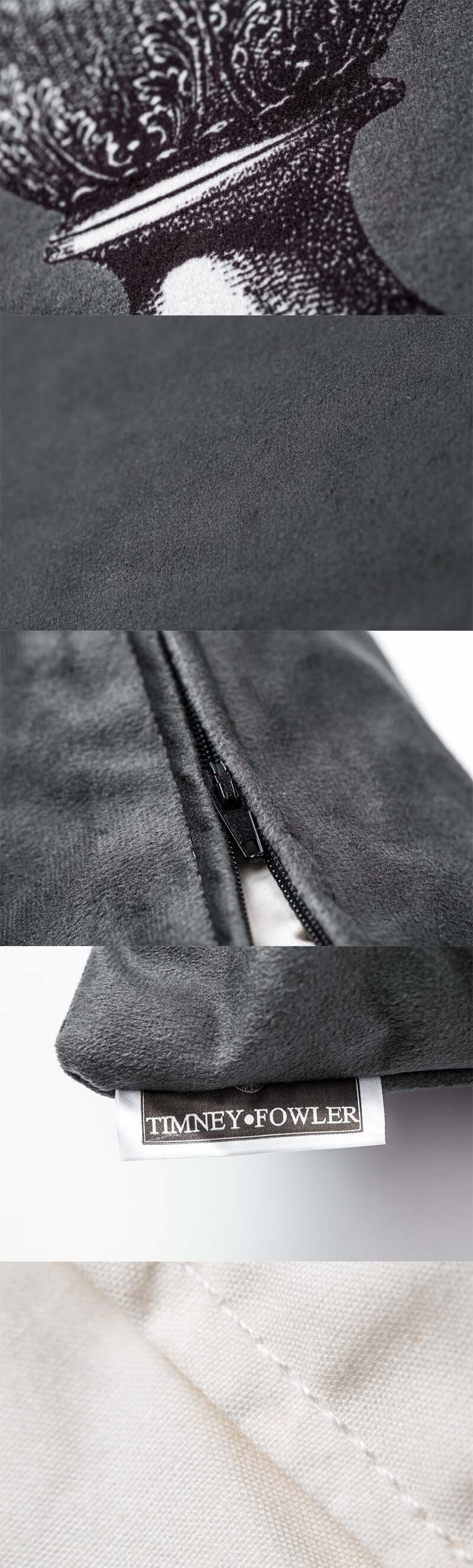 英国原产ARLEY HOUSE靠垫靠枕抱枕Timney Fowler古翁  木炭色