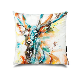 英国原产WRAPTIOUS创意靠枕抱枕靠垫驯鹿图案