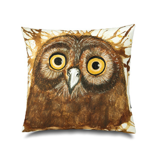 英国原产WRAPTIOUS创意靠枕抱枕靠垫猫头鹰图案