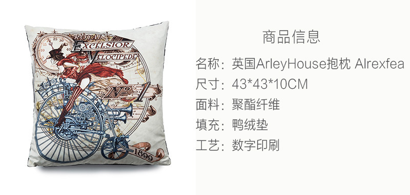 英国原产ARLEY HOUSE靠枕抱枕Alchemy Gothic ALREXFEA 彩色
