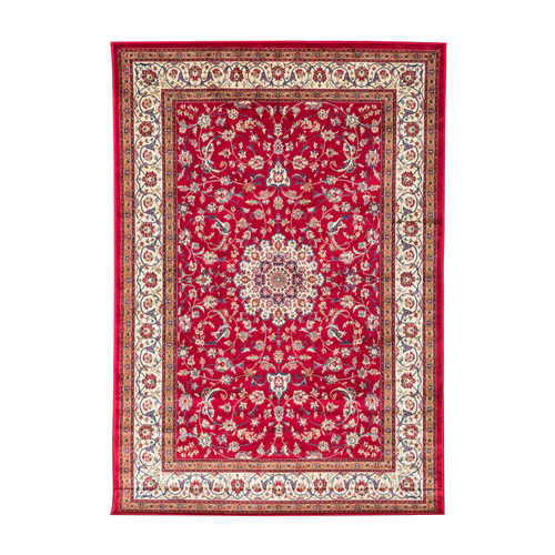 比利时原产DC carpets客厅茶几仿丝地毯地垫克什米尔系列 红色 1.6M×2.3M