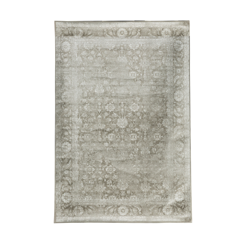 比利时原产DC carpets客厅茶几仿丝地毯地垫伊斯法罕系列 银色 1.2M×1.7M