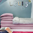 比利时原产LOUIS LE SEC婴幼儿防水透气床单灰色60*120cm 桃红色