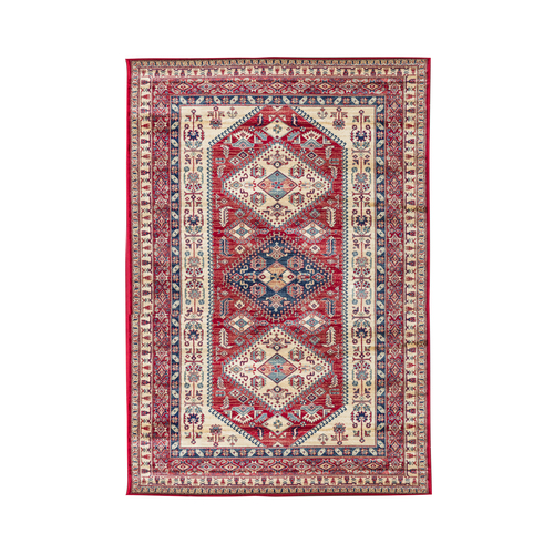 比利时原产DC carpets客厅茶几仿丝地毯地垫克什米尔系列 红色 1.6M×2.3M
