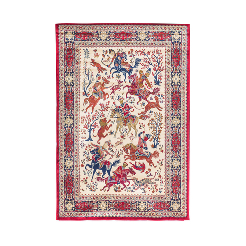 比利时原产DC carpets客厅茶几仿丝地毯地垫克什米尔系列 米黄 1.6M×2.3M