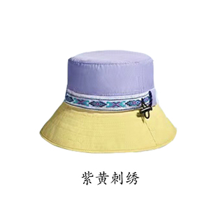 shukiku儿童防晒防紫外线大帽檐遮阳帽渔夫帽