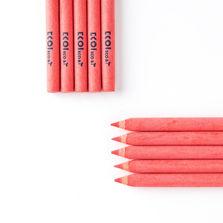 韩国原产ECO&I纸质彩色铅笔纸铅笔画笔10支套装zebra系列