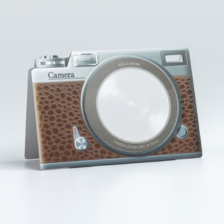 韩国原产MAGNUM DESIGN两用创意便利贴便签纸迷你照相机