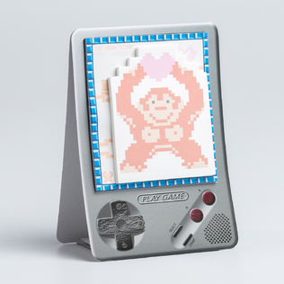 韩国原产MAGNUM DESIGN两用便利贴便签纸大猩猩游戏机