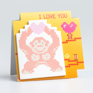 韩国原产MAGNUM DESIGN创意便利贴便签纸大猩猩款