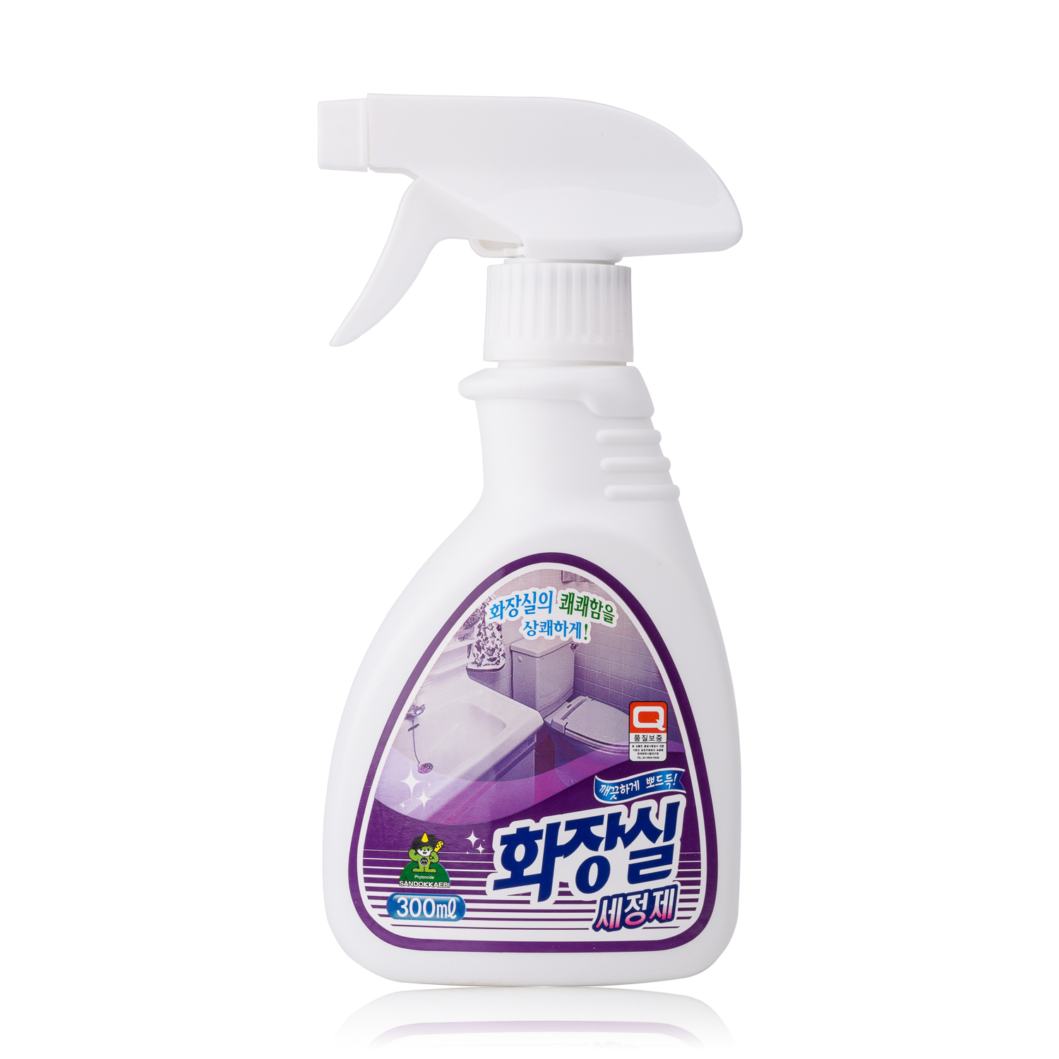 韩国原产Sandokkaebi山小怪卫生间清洁剂 紫色