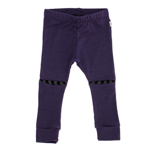 新西兰原产LFOH Slasher美利奴羊毛童裤宝宝裤子男女童裤 紫色 XL（12-18个月）