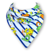 英国原产Babble Kids字母小熊口水巾婴儿围兜围巾口水巾