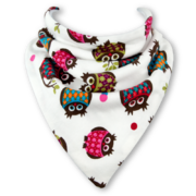 英国原产Babble Kids猫头鹰口水巾婴儿围兜围巾口水巾