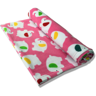 英国原产Babble Kids粉色小象婴儿毯儿童毯棉毯子