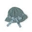 英国原产Benedita手工针织帽子婴儿帽丝带装饰 深绿