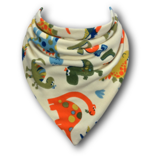 英国原产Babble Kids远古恐龙口水巾婴儿围兜围巾口水巾