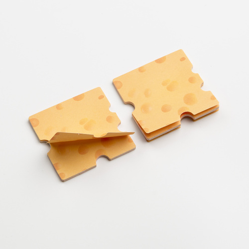 韩国原产MARSMERS 创意便利贴英国切达奶酪系列（2支装） 奶酪色