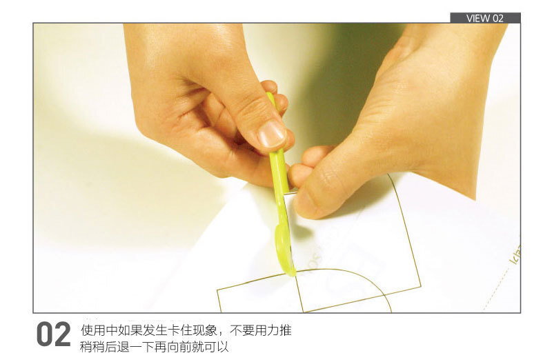 韩国原产ZERO CUTTER俐落卡特R2滚轮式剪刀 绿色