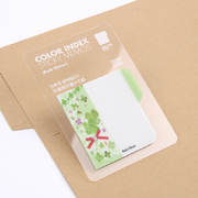 韩国原产Chachap 颜色索引 便利贴 （迷你三叶草）